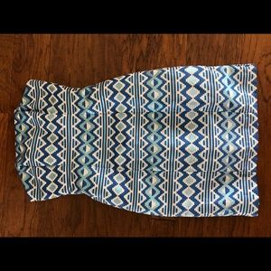 Blue belle badgley mischka cocktail dress